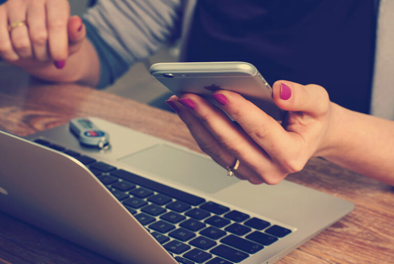 Campagne publicitaire consultée sur mobile