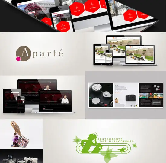 Site internet et supports réalisés par Nowaxx