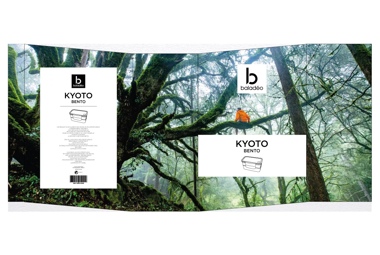 Gamme de packagings Baladeo pour la distribution, design Nowaxx