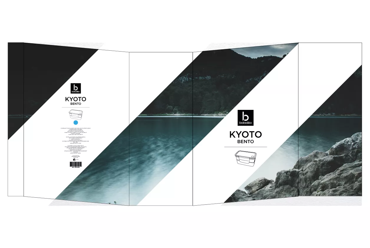 Création de packaging produit pour Baladeo par l'agence Nowaxx