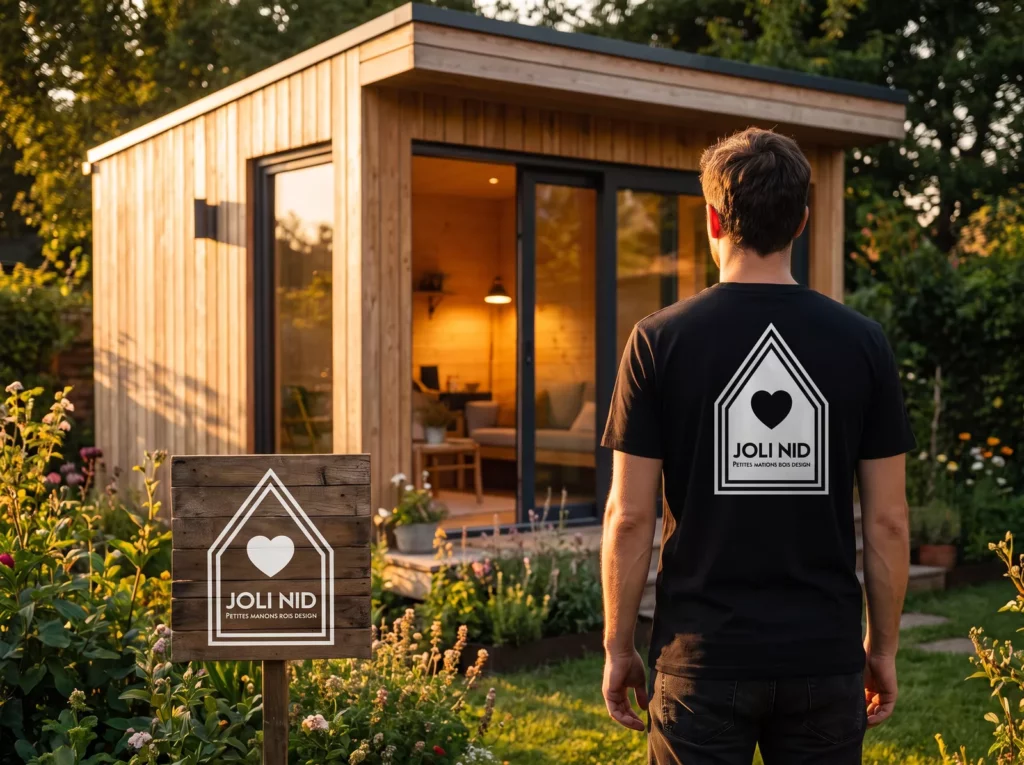 Identité visuelle, textile et visuels 3D de Joli Nid, création Nowaxx