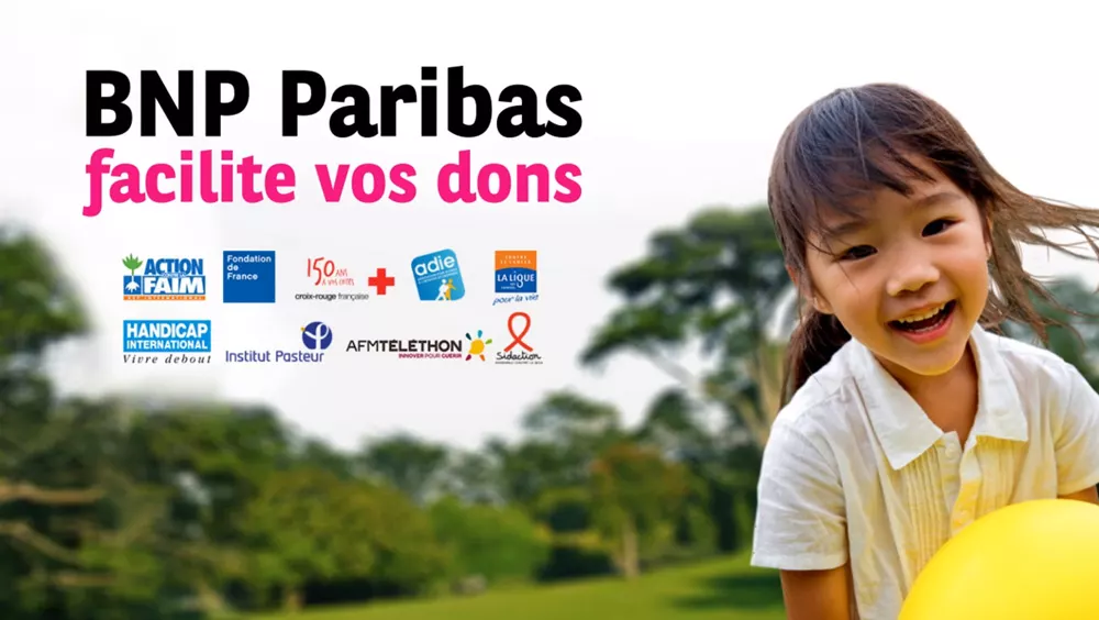 BNP Paribas — film promotionnel et motion design pour la banque, réalisation Nowaxx
