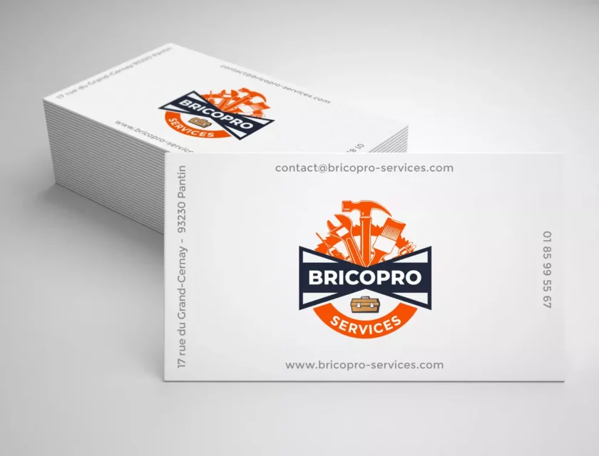 Bricopro Services — création de logo et identité visuelle d&rsquo;artisan