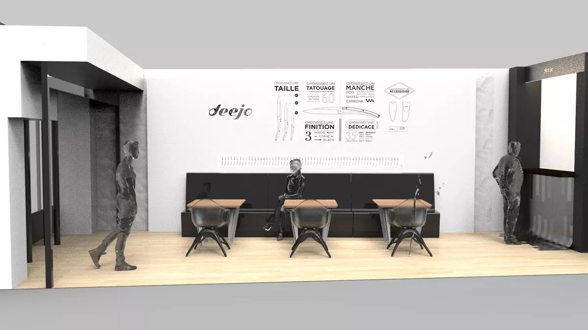 Deejo — scénographie et aménagement de boutique concept store