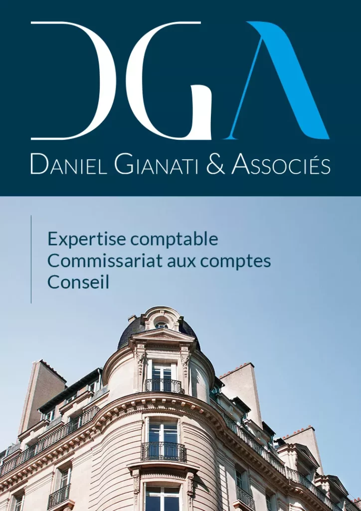 DGA Expertise comptable — identité visuelle, charte graphique et site internet d'un cabinet comptable, réalisation Nowaxx