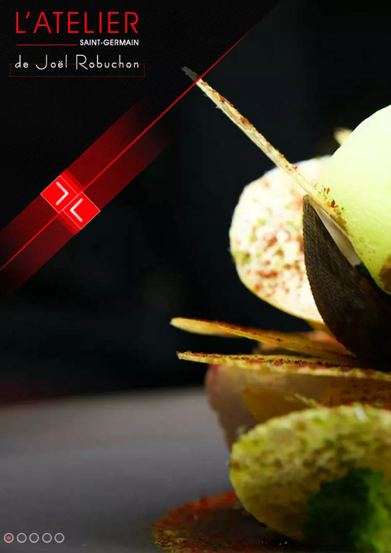 L&rsquo;Atelier Saint-Germain de Joël Robuchon — site internet de restaurant gastronomique