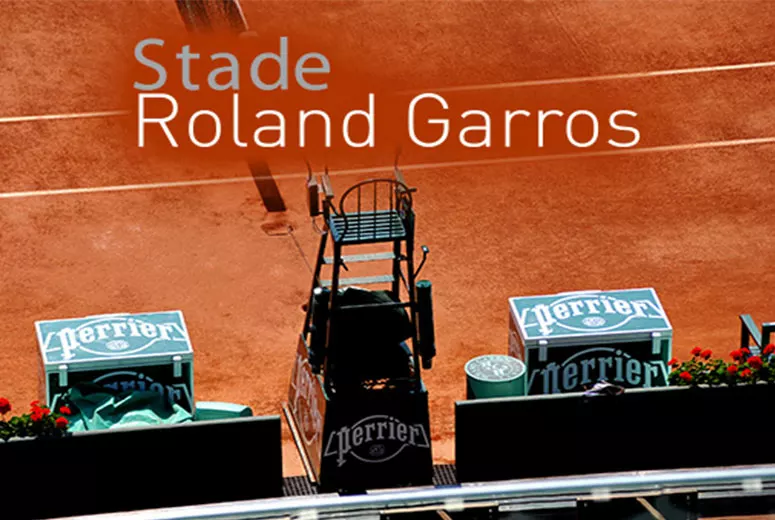 Stade Roland-Garros — site internet, marketing et reportage photo pour le stade de tennis à Paris, réalisation Nowaxx